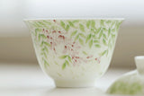 The Hand-Painted Wisteria Flower Covered Bowl