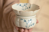 Hand-Painted Bamboo Tea Cup