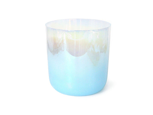 Blue Fluorite, Platinum Alchemy Magical Crystal Sound Healing Singing Bowl TML-112 - Yoga Meditation Instruments