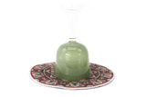 Green Clear Crystal Singing Chalice CCB-021 - Yoga Meditation Instruments