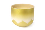 Golden Lotus Frosted Quartz Crystal Singing Bowl CCB-005 - Yoga Meditation Instruments