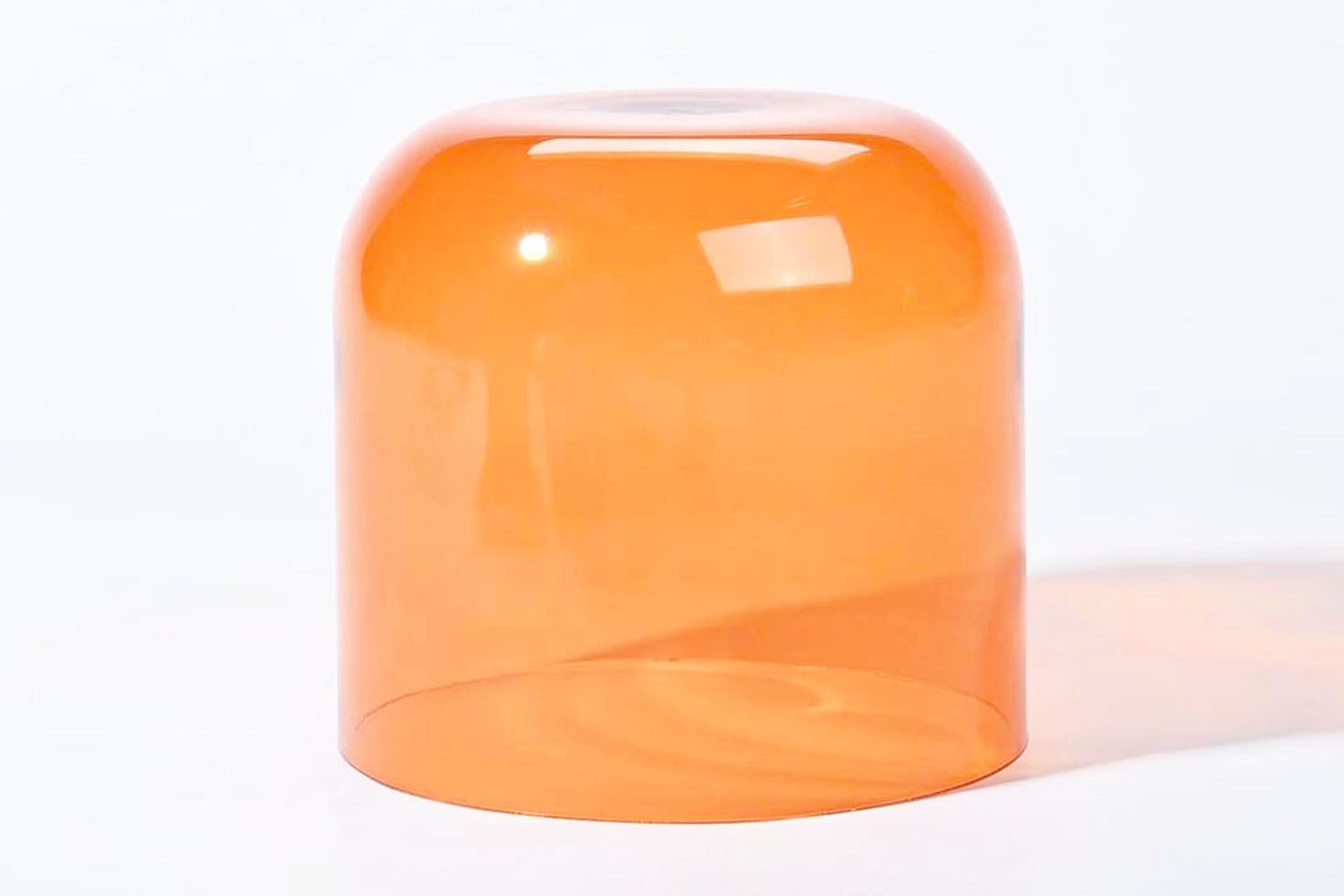 Orange Clear Quartz Crystal Sound Healing Singing Bowl CCB-012 - Yoga Meditation Instruments