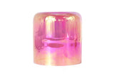 Pink Gradient Clear Crystal Sound Healing Singing Bowl CCB-007 - Yoga Meditation Instruments