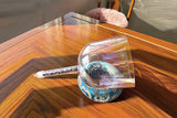 Purple Clear Handheld Crystal Sound Healing Singing Bowl CCB-030 - Yoga Meditation Instruments