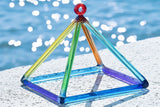 Rainbow Crystal Singing Pyramid CCB-036 - Yoga Meditation Instruments