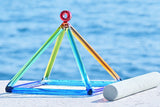 Rainbow Crystal Singing Pyramid CCB-036 - Yoga Meditation Instruments