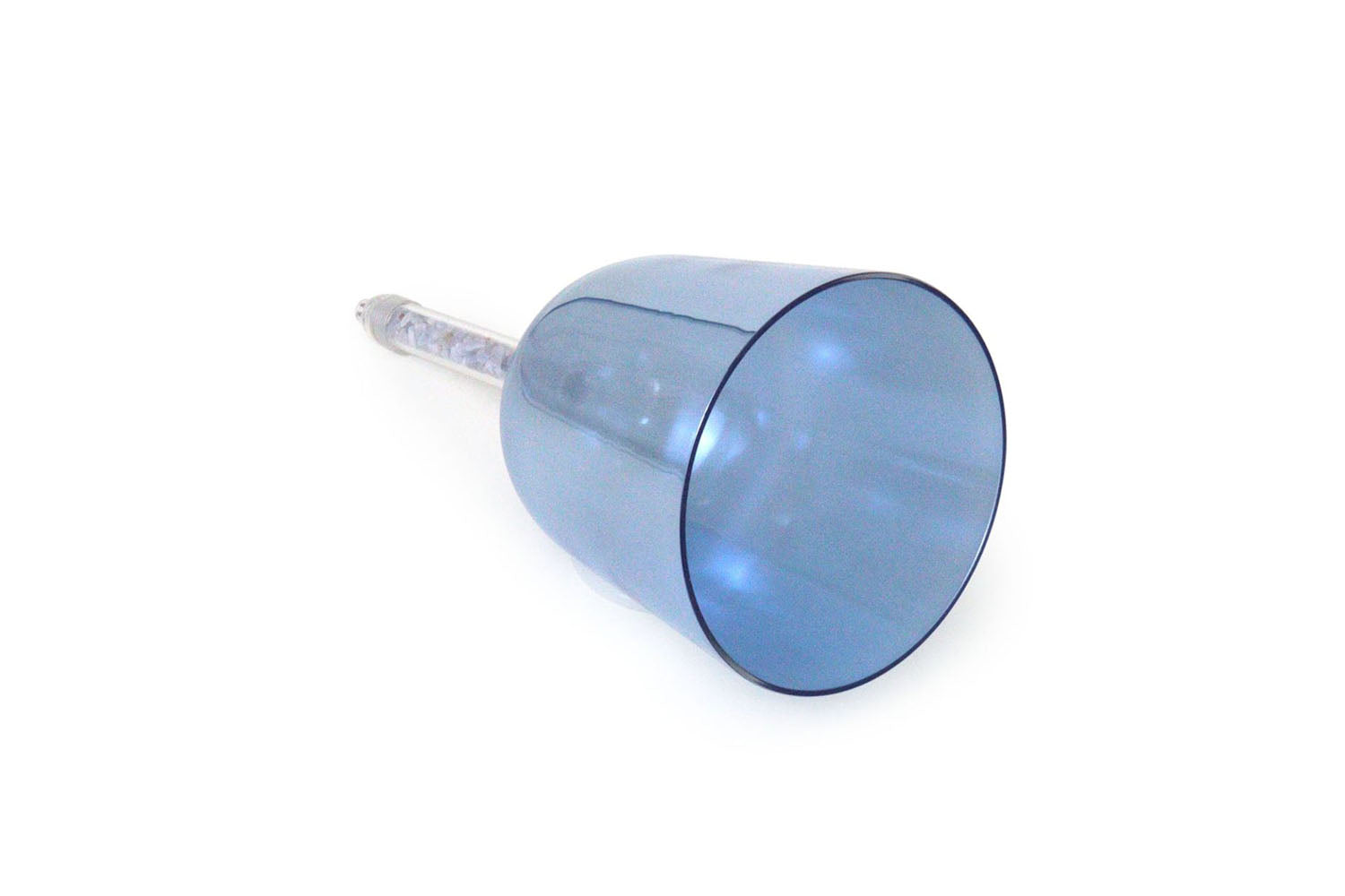 Translucent Aquamarine Jade Handle Crystal Singing Bowl CCB-029 - Yoga Meditation Instruments